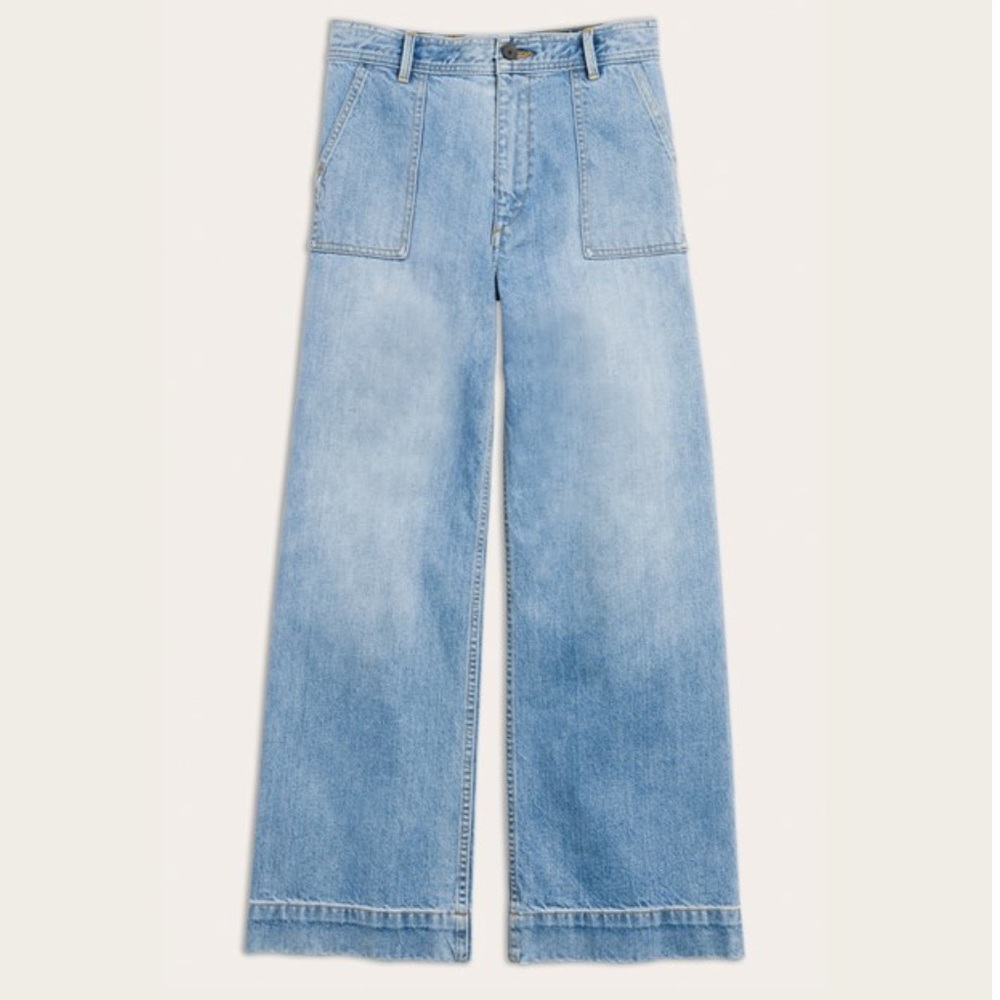 FRYE Wide Leg Crop Jeans